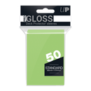 Ultra PRO: Standard 50ct Sleeves - PRO-Gloss (Lime Green)