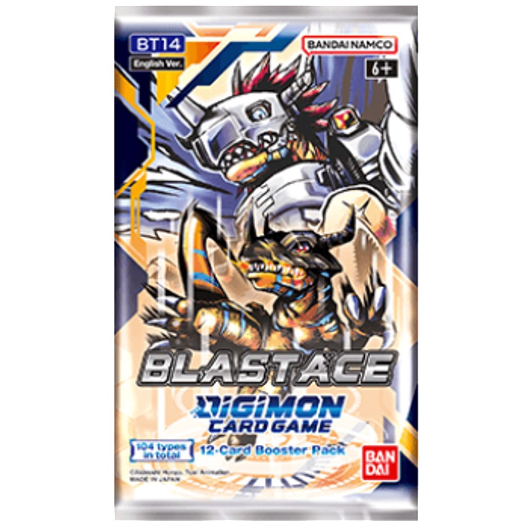 digimon card game bt14 Amazon.com: BANDAI Digimon Card Game Booster Pack Blast ACE [BT-14] (Box)  24 Pack : Toys & Games