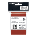 Ultra PRO: Standard 50ct Sleeves - PRO-Gloss (Red)