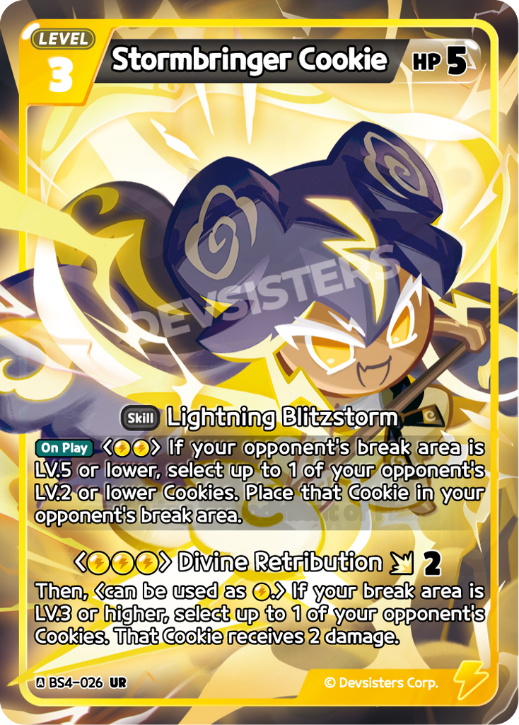 Stormbringer Cookie (BS4-026) (UR) [Age of Heroes and Kingdoms]