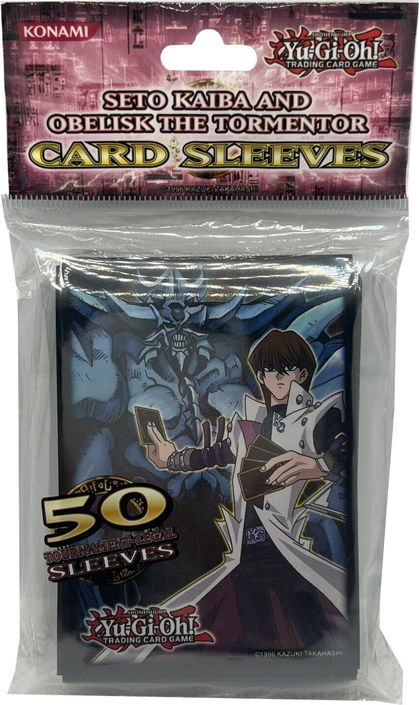 kaiba card sleeves 50-Pack (Seto and Obelisk the Tormentor) Size:Pack (100 Sleeves) Pokemon - Sun and Moon Hidden Fates Highest transparency and highest Yugioh Super Quantum Deck
