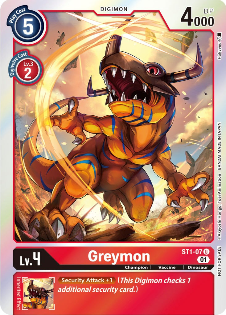 Greymon [ST1-07] (ST-11 Special Entry Pack) [Starter Deck: Gaia Red Pr