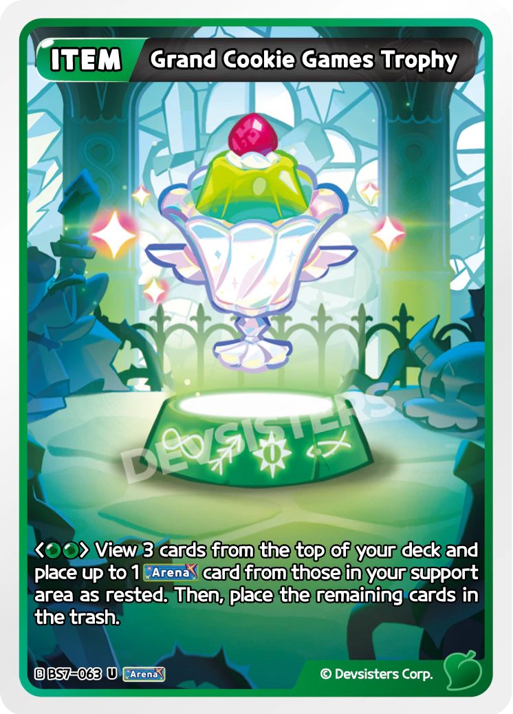 Image for Grand Cookie Games Trophy (BS7-063) [Arena of Glory] - CookieRun: Braverse TCG