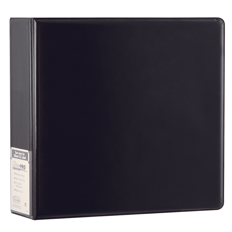 Ultra PRO: 3-Ring Binder - Black (Solid)