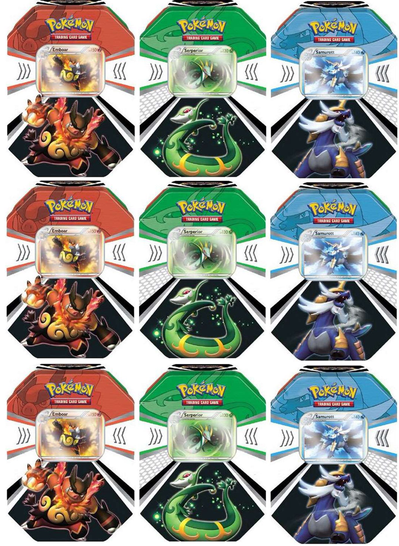 Evolved Battle Action Collector's Tin Display