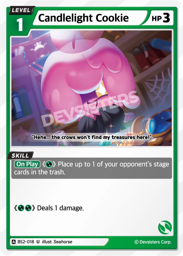 Image for Candlelight Cookie (BS2-018) [BRAVE BEGINNING] - CookieRun: Braverse TCG