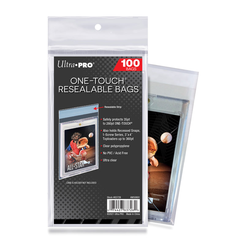 Ultra PRO: One-Touch Resealable Bags (100ct)