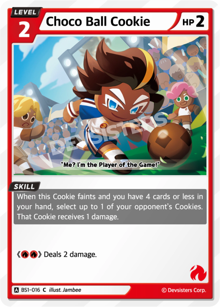 Image for Choco Ball Cookie (BS1-016) [BRAVE BEGINNING] - CookieRun: Braverse TCG