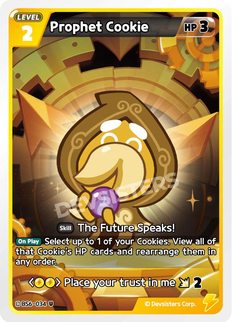 Image for Prophet Cookie (BS6-034) [Operation Timeguard] - CookieRun: Braverse TCG