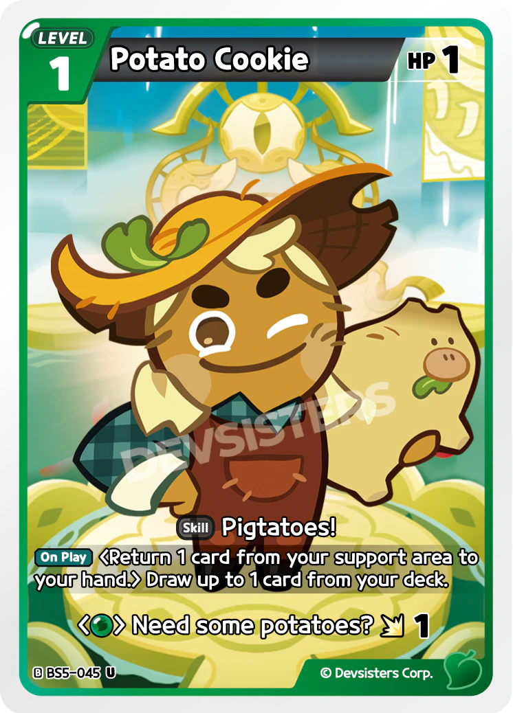 Image for Potato Cookie (BS5-045) [Operation Timeguard] - CookieRun: Braverse TCG