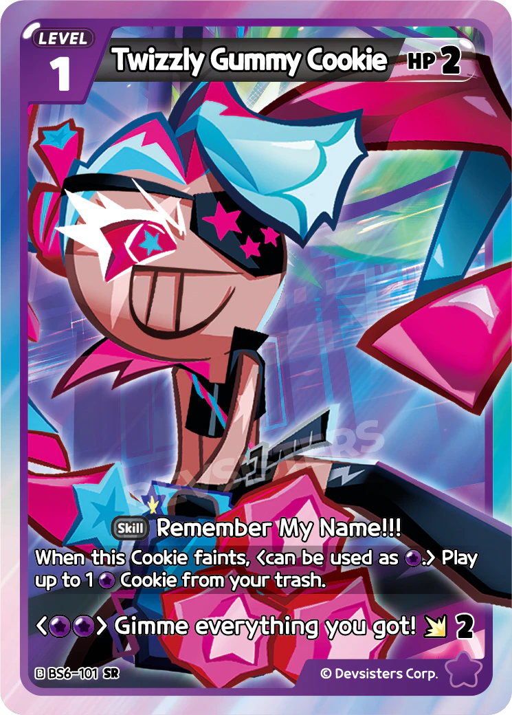 Image for Twizzly Gummy Cookie (BS6-101) [Operation Timeguard] - CookieRun: Braverse TCG