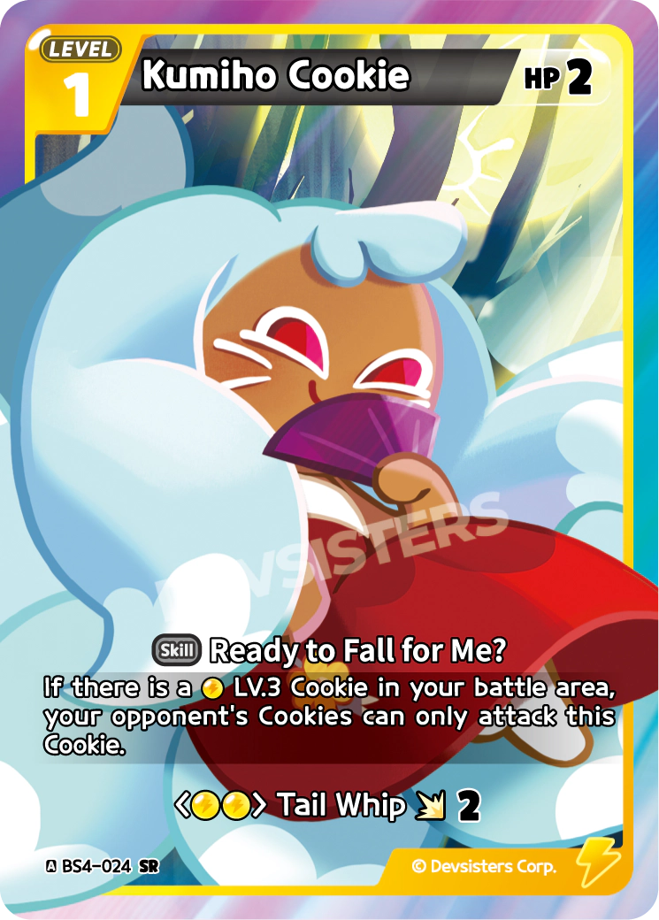 Image for Kumiho Cookie (BS4-024) [Age of Heroes and Kingdoms] - CookieRun: Braverse TCG