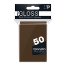 Ultra PRO: Standard 50ct Sleeves - PRO-Gloss (Brown)