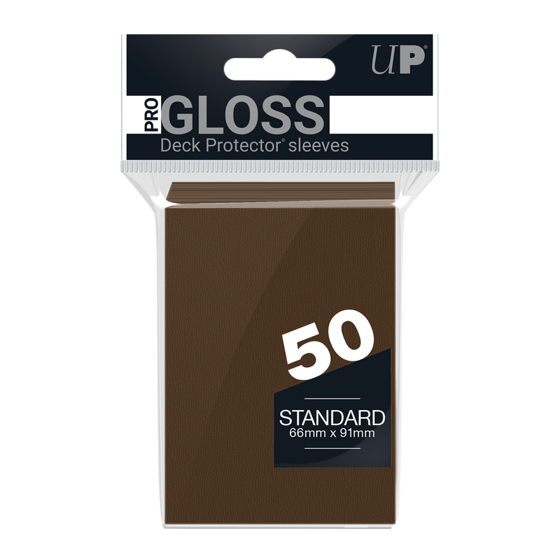 Ultra PRO: Standard 50ct Sleeves - PRO-Gloss (Brown)