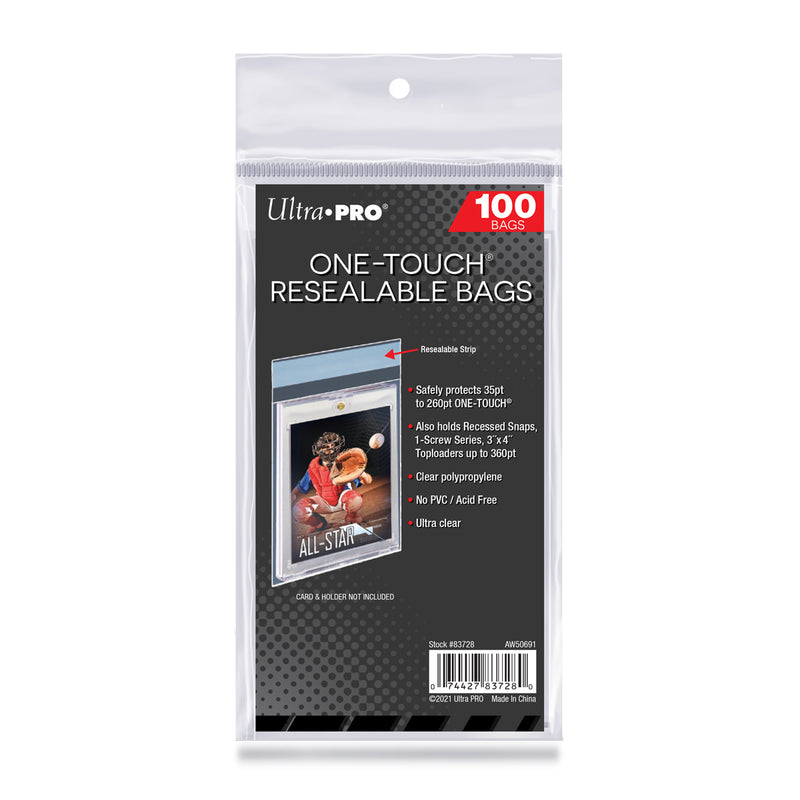 Ultra PRO: One-Touch Resealable Bags (100ct)