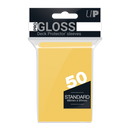 Ultra PRO: Standard 50ct Sleeves - PRO-Gloss (Yellow)