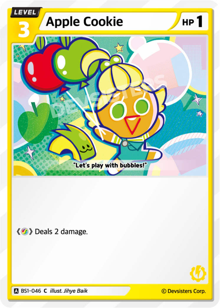 Image for Apple Cookie (BS1-046) [BRAVE BEGINNING] - CookieRun: Braverse TCG