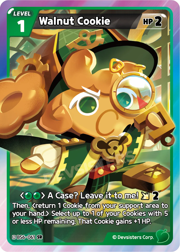 Image for Walnut Cookie (BS6-061) [Operation Timeguard] - CookieRun: Braverse TCG