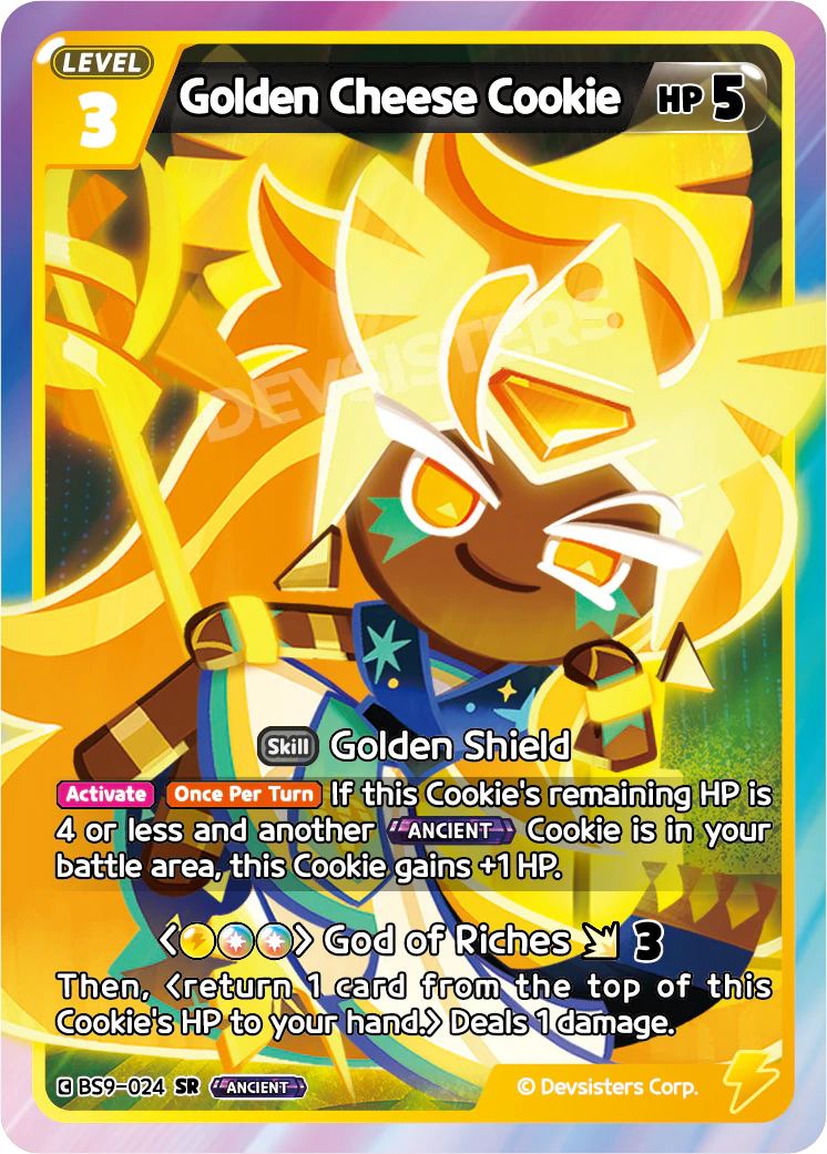 Image for Golden Cheese Cookie (BS9-024) [A Game of Truth and Deceit] - CookieRun: Braverse TCG
