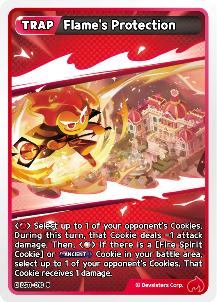 Image for Flame's Protection (BS11-010) [The Dark Enchantress War] - CookieRun: Braverse TCG
