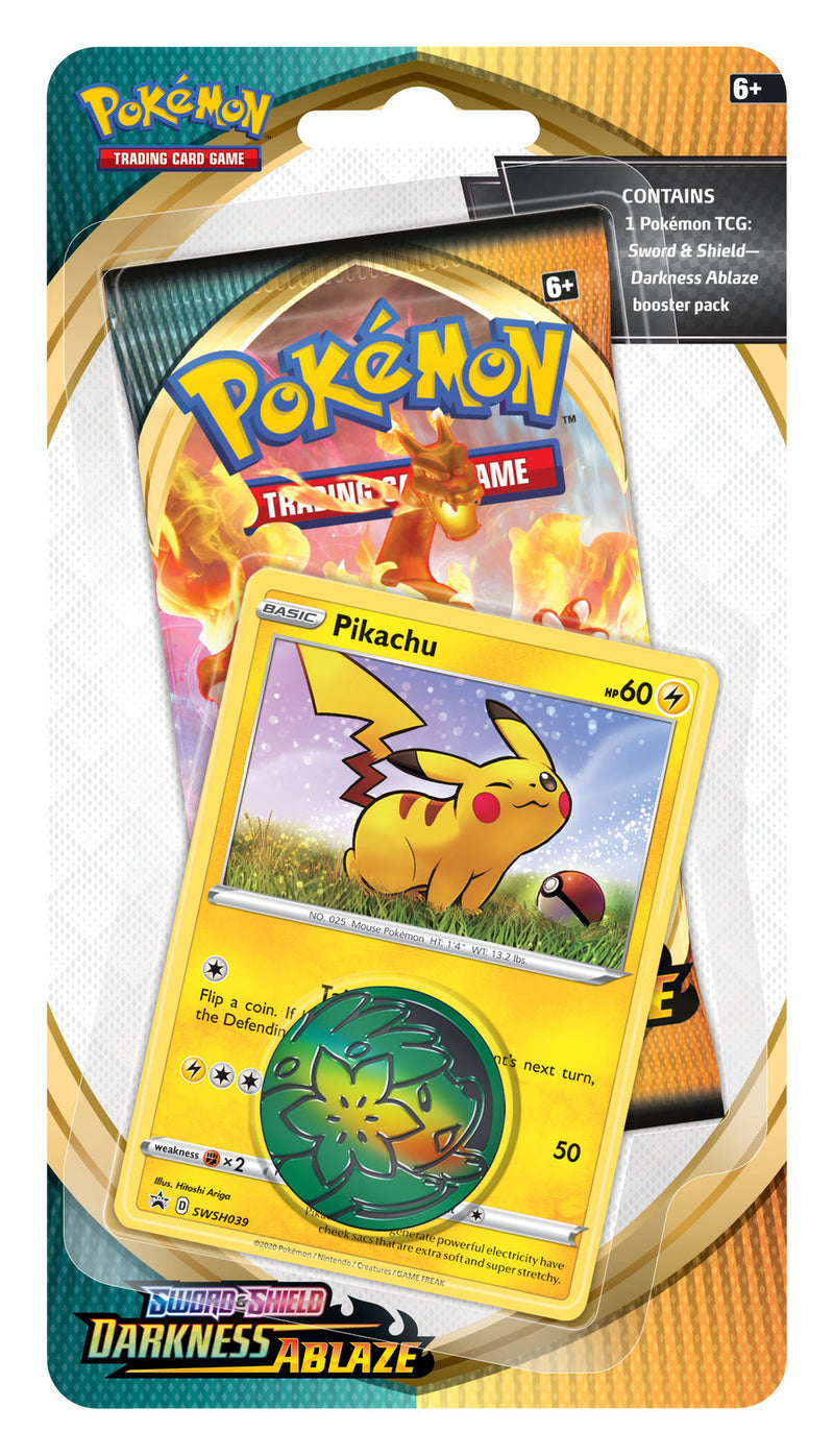 Sword & Shield: Darkness Ablaze - Single Pack Blister (Pikachu) Sword & Shield: Darkness Ablaze - Single Pack Blister (Pikachu)