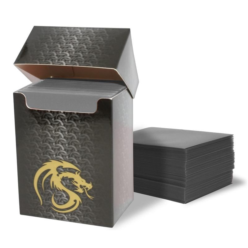Image for Deck Guards Double Matte Standard - Grey (80-Pack) [BCW Card Sleeves]