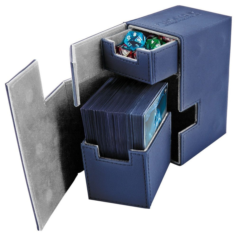 Image for Flip 'n' Tray Deck Case XenoSkin - Blue (Holds 80+) [Ultimate Guard Deck Boxes]