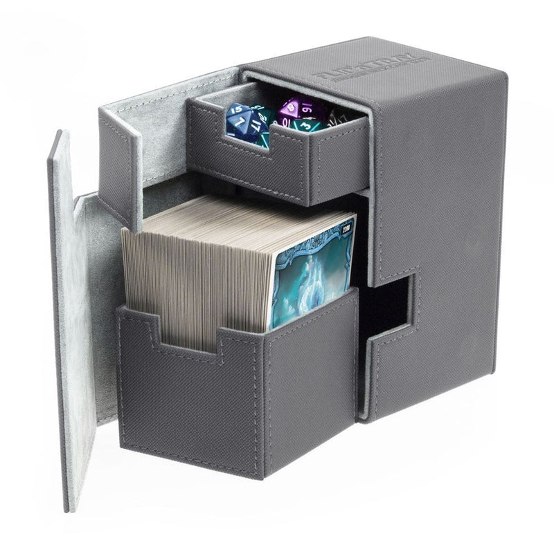 Image for Flip 'n' Tray Deck Case XenoSkin - Grey (Holds 100+) [Ultimate Guard Deck Boxes]