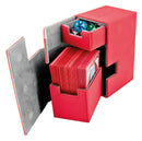 Image for Flip 'n' Tray Deck Case XenoSkin - Red (Holds 80+) [Ultimate Guard Deck Boxes]