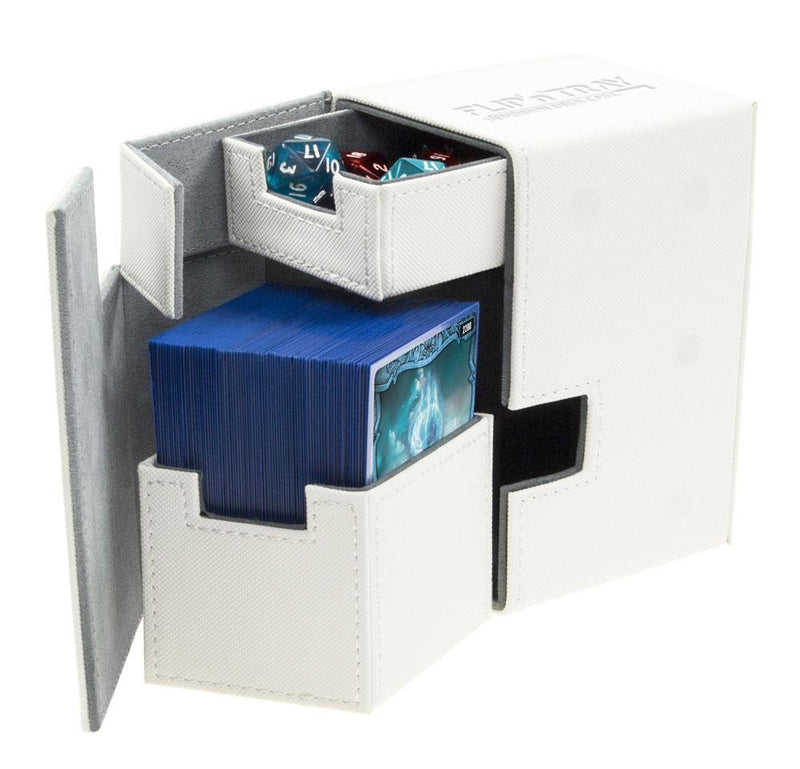 Image for Flip 'n' Tray Deck Case XenoSkin - White (Holds 100+) [Ultimate Guard Deck Boxes]