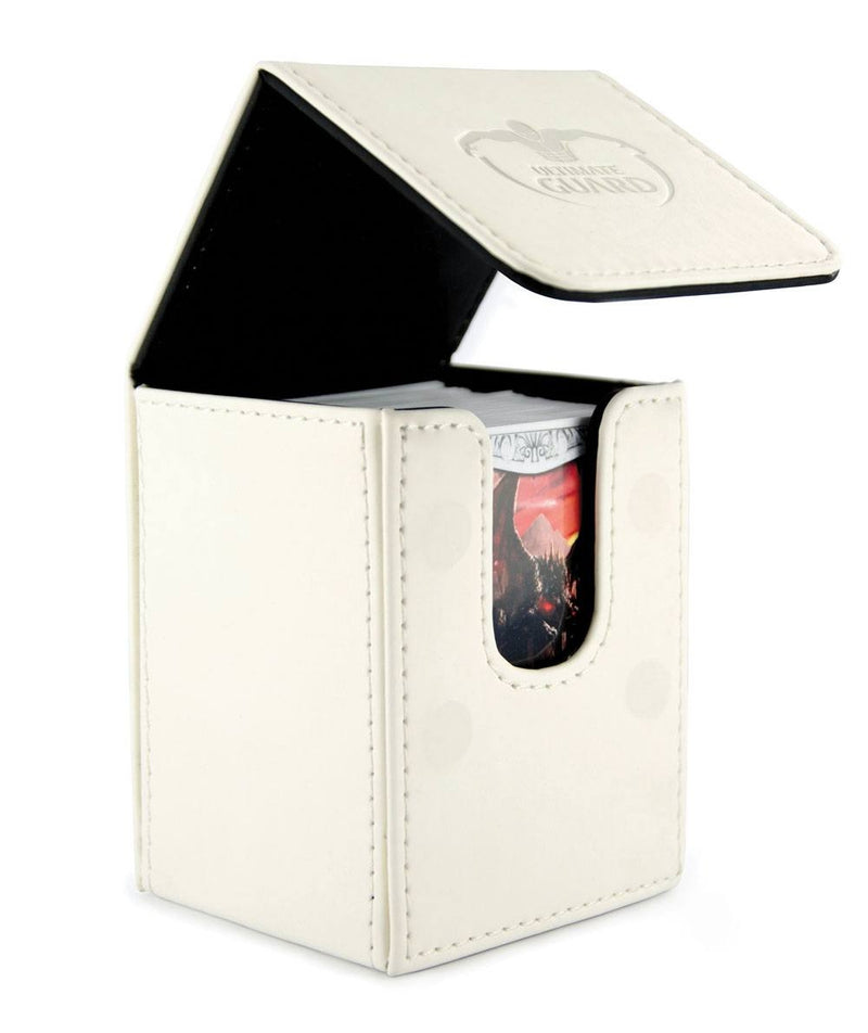 Image for Flip Deck Case - White (Holds 100+) [Ultimate Guard Deck Boxes]