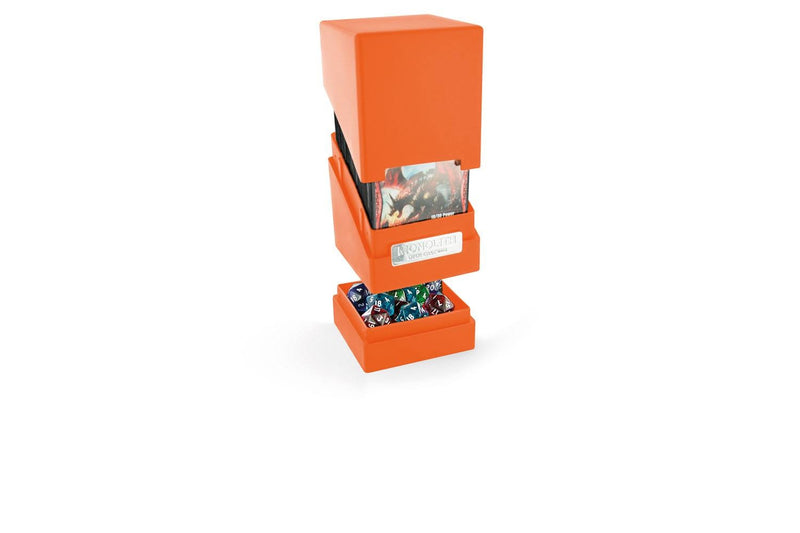 Image for Monolith Deck Case - Orange (Holds 100+) [Ultimate Guard Deck Boxes]