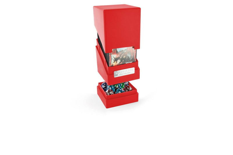 Image for Monolith Deck Case - Red (Holds 100+) [Ultimate Guard Deck Boxes]