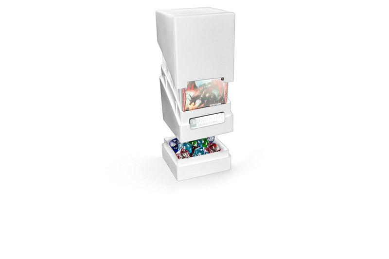 Image for Monolith Deck Case - White (Holds 100+) [Ultimate Guard Deck Boxes]
