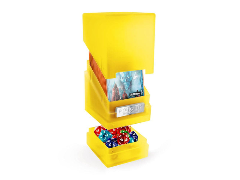 Image for Monolith Deck Case Jewel Edition - Amber (Holds 100+) [Ultimate Guard Deck Boxes]