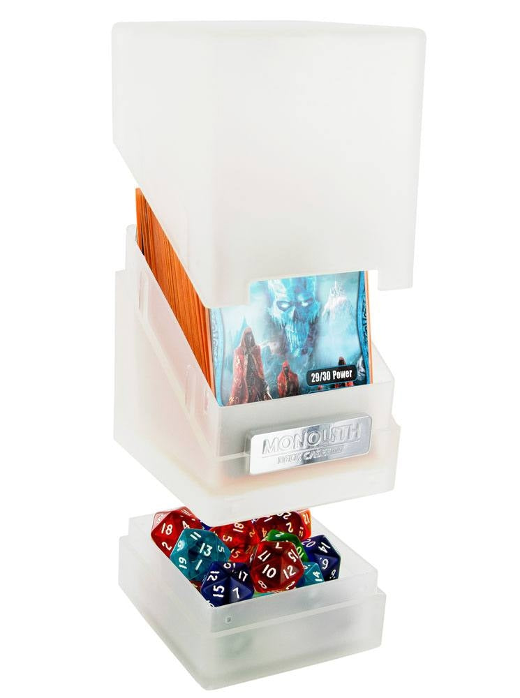 Image for Monolith Deck Case Jewel Edition - Frosted (Holds 100+) [Ultimate Guard Deck Boxes]