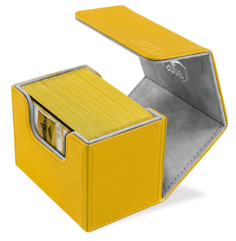 Image for SideWinder XenoSkin Deck Case - Amber (Holds 80+) [Ultimate Guard Deck Boxes]