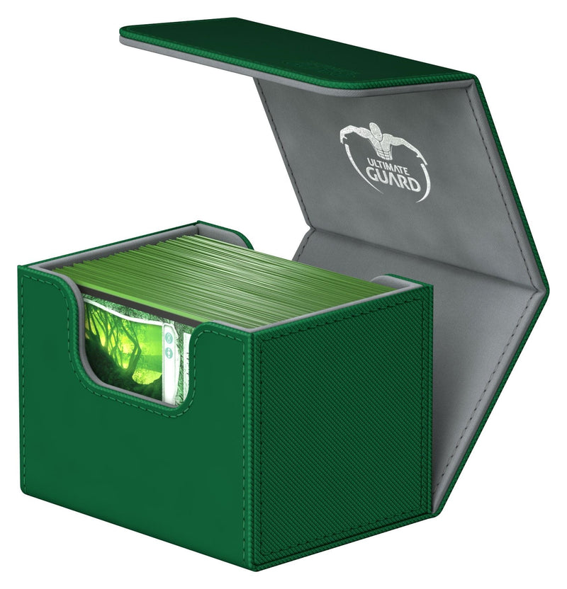 Image for SideWinder XenoSkin Deck Case - Green (Holds 100+) [Ultimate Guard Deck Boxes]