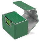 Image for SideWinder XenoSkin Deck Case - Green (Holds 80+) [Ultimate Guard Deck Boxes]