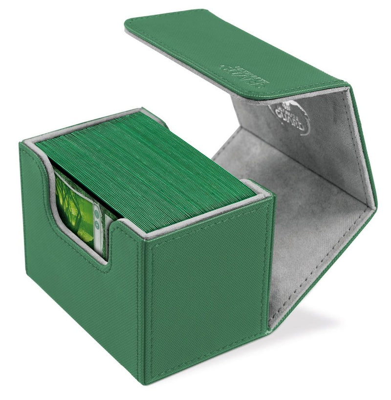 Image for SideWinder XenoSkin Deck Case - Green (Holds 80+) [Ultimate Guard Deck Boxes]
