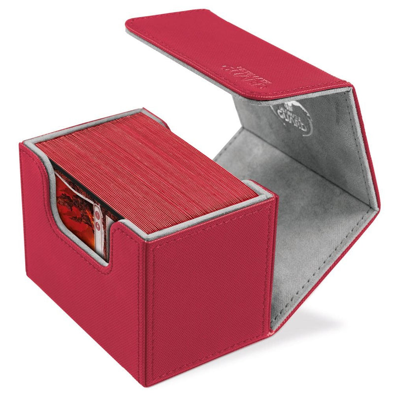 Image for SideWinder XenoSkin Deck Case - Red (Holds 80+) [Ultimate Guard Deck Boxes]