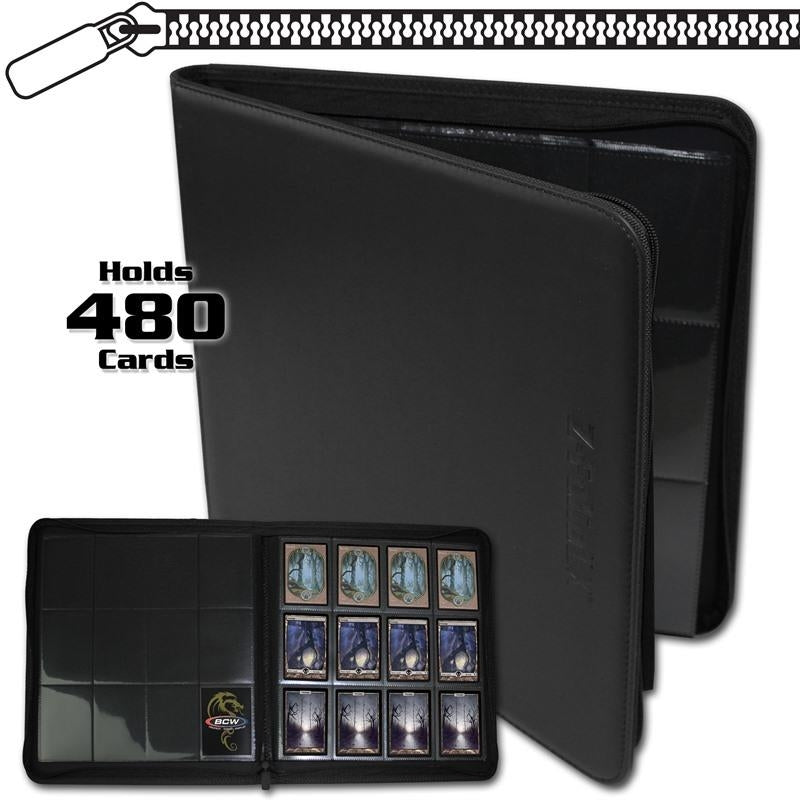 Image for Z-Folio 12-Pocket LX Album - Black (BCWSTORAGE)