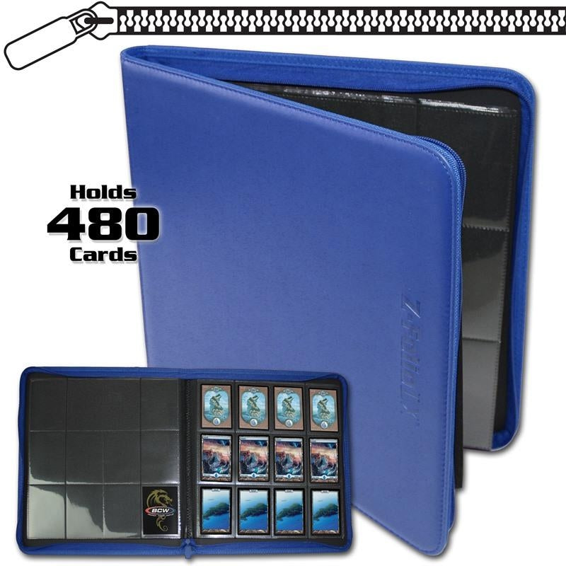 Image for Z-Folio 12-Pocket LX Album - Blue (BCWSTORAGE)