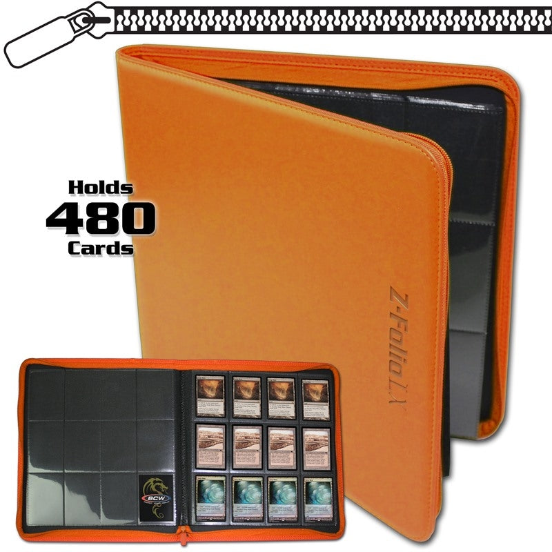 Image for Z-Folio 12-Pocket LX Album - Orange (BCWSTORAGE)