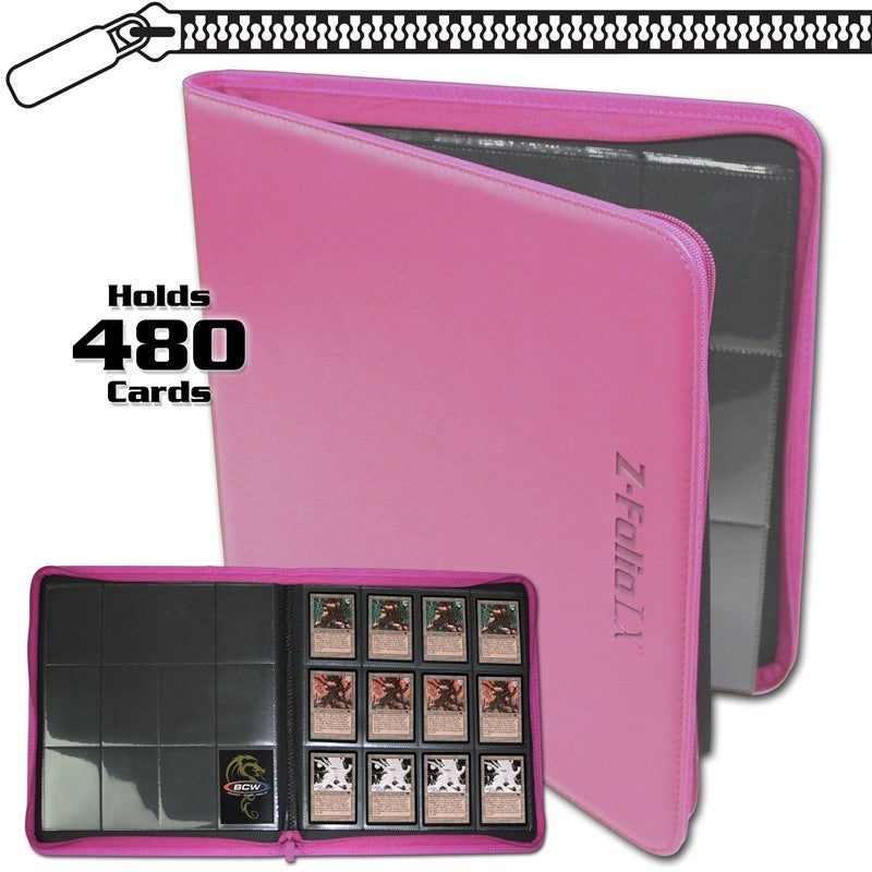 Image for Z-Folio 12-Pocket LX Album - Pink (BCWSTORAGE)