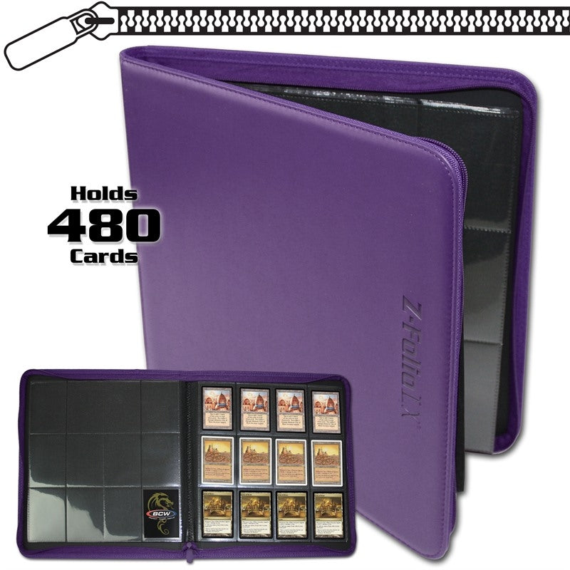 Image for Z-Folio 12-Pocket LX Album - Purple (BCWSTORAGE)