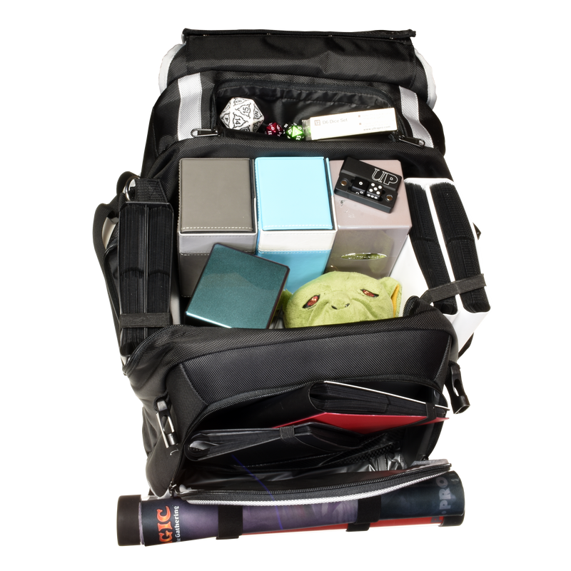 Ultra PRO: Citadel Backpack - Black (Silver Trim)