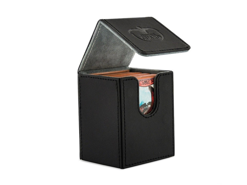 Image for Flip Deck Case - XenoSkin Black (Holds 100+) [Ultimate Guard Deck Boxes]