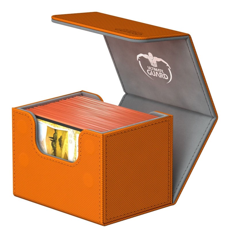 Image for SideWinder XenoSkin Deck Case - Orange (Holds 100+) [Ultimate Guard Deck Boxes]