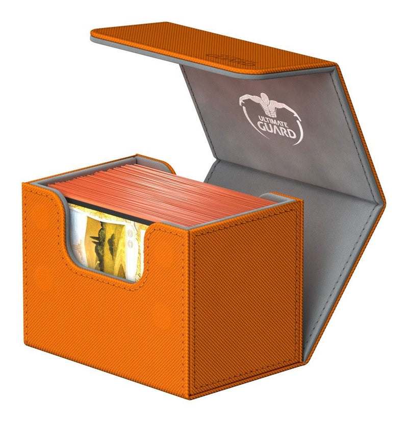 Image for SideWinder XenoSkin Deck Case - Orange (Holds 80+) [Ultimate Guard Deck Boxes]